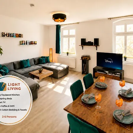アパート Casa Cozy - 3-zi-whg - Nahe Uniklinik & Zentrum - Kueche, Smarttv, Homeoffice
